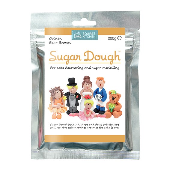 Squires Kitchen 200g Golden Bear Brown Sugar Dough